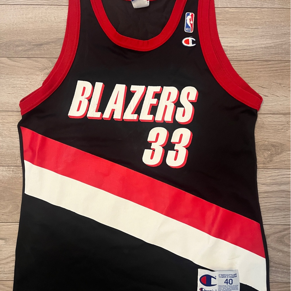 Scottie Pippen Portland Trailblazers Champion Throwback Retro Vintage 90s Jersey